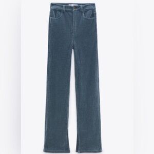 Zara 70s Velvet Corduroy Pants Size 4